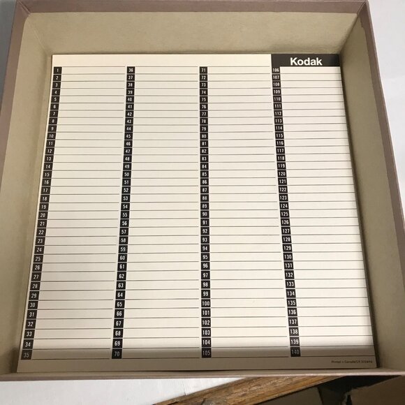 Berkey Rotary Slide Tray for Kodak Carousel Holds 140 Slides Index Original Box - Picture 6 of 6
